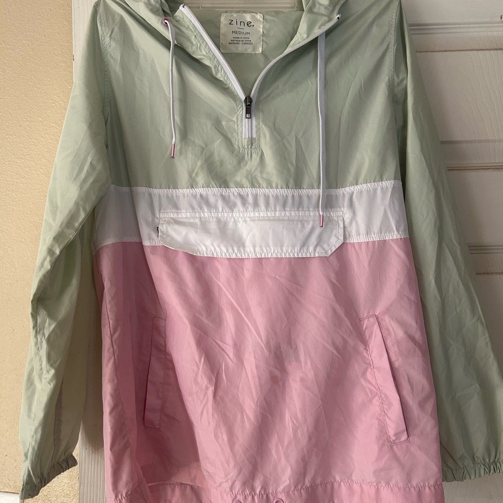 Zine Colorblock Windbreaker Jacket